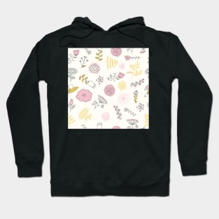 Elegance Seamless pattern with flowers Hoodie